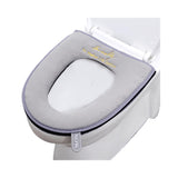 1 x RAW Customer Returns Youesedew toilet seat cover zipper style, washable toilet seat cover, comfortable toilet seat cover tooltitz, suitable for all elliptical toilet seat cover toilet seat. Comfortable toilet seat cover blue set  - RRP €14.87