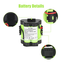 1 x RAW Customer Returns KUNLUN 3.0Ah 18V Lithium replacement battery for Gardena robotic lawnmower R38Li R40Li R45Li R50Li R70Li R75Li R80Li, for Husqvarna Automower 105 305 308 308X, for McCulloch ROB R600 R800 R1000, for Flymo 1200R - RRP €40.33