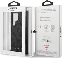 1 x RAW Customer Returns GUESS Case GUHCS23LGF4GGR Samsung S23 Ultra S918 grey 4G Charms Collection - RRP €27.23