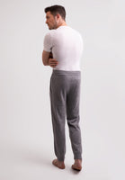 1 x RAW Customer Returns CASH-MERE.CH 100 cashmere men s leisure trousers, jogging trousers and sports trousers, ideal leisure and training trousers grey, L  - RRP €160.33