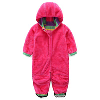 1 x RAW Customer Returns umkaumka Baby Waterproof Overall Suit with Hood - Full-body Rainproof Snow Suit with Fleece Interior 18 Months - 4 Years purple, 2-3 years  - RRP €42.99