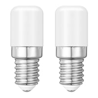 1 x RAW Customer Returns E14 LED candle bulbs warm white 3000K 2W equivalent to 28W halogen bulbs, E14 SES small Edison screw light bulbs for freezer cooker hood refrigerator microwave, no flicker, AC 220-240V, pack of 2 - RRP €6.02