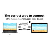 1 x RAW Customer Returns Thinlerain Portable Monitor, 10.1 Inch Portable Monitor HDMI Full HD 1920 x 1200 Pixel 16 10 IPS Screen for Laptop Raspberry Pi PC PS3 PS4 Xbox Switch - RRP €99.99