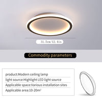 1 x RAW Customer Returns Schindora LED ceiling light, flat, 24 W, warm white, 3000 K, 1500 lm, modern, ultra-thin, black, round ceiling lights, 315 mm, for lounge, living room, kitchen - RRP €38.23