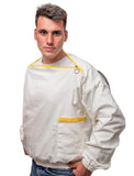 1 x RAW Customer Returns BEEART Professional beekeeping clothing.Suit with round hat and elastic sleeves.Protects you from bees and insects.Professional product, beekeeping supplies, excellent protection for beekeepers. White 3XL  - RRP €32.86