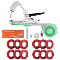 1 x RAW Customer Returns Plant tying machine, tying pliers for plants, tape pliers, tape tool, hand tying machine for viticulture, cucumbers, fruit, vegetables, agriculture, garden tying machine with 1 box of staples and 12 rolls of tape - RRP €29.75