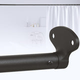 13 x Brand New Shower curtain rod 112-271 cm, matt black - RRP €311.87