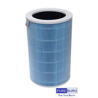 1 x RAW Customer Returns PUREBURG Replacement HEPA Filter Compatible with Xiaomi 4 Lite Air Purifier, H13 4 Stage Filtration Activated Carbon 2 in 1 Air Purification Dust VOCs Odor 1 Pack - RRP €38.82