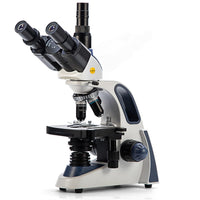 1 x RAW Customer Returns SWIFT 380T Trinocular Microscope 40X-2500X Trinocular Microscope, Transmitted Light, Siedentopf Head, Laboratory Compound Microscope with WF 10X 25X Eyepieces Ultra-Precise Focusing, Camera Compatible - RRP €363.01