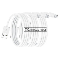 1 x RAW Customer Returns 3 x Apple MFi certified iPhone chargers 1 m lightning cable short 1 meter fast charging cable for Apple iPhone 13 12 12mini iPhone 11 11 Pro 11 Pro Max X XS XR XS Max 8 8 Plus iPad Airpods - RRP €26.4