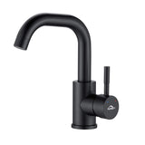 1 x RAW Customer Returns Auralum bathroom faucet black, 360 rotatable faucets washbasin bathroom, single lever mixer tap bathroom faucet washbasin faucet for washbasin bathroom - RRP €40.07