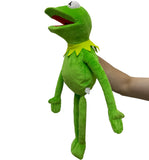 1 x RAW Customer Returns Hand Puppet Kermit Frog Cuddly Toy for Children Baby Birthday Gift Kermit the Frog Plush Toy 23.6inch - RRP €21.0