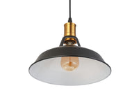 1 x RAW Customer Returns MAXDUYU 2 pieces retro pendant light, hanging lamp, vintage industrial style, black metal ceiling light, E27 socket, hanging light for dining room, kitchen, restaurant, diameter 27 cm... B0B38FV4J6 - RRP €42.6