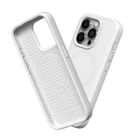 1 x RAW Customer Returns RhinoShield Case compatible with iPhone 15 Pro Max SolidSuit - MagSafe compatible - Shock-absorbing slim protective case with premium finish - 3.5 meter drop protection - White - RRP €44.76