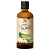 1 x RAW Customer Returns Tea tree oil 100ml - Melaleuca Alternifolia - Australia - Pure essential oil tea tree - Tea tree oil for beauty - relaxation - massage - diffuser - fragrance lamp - room fragrance - cosmetics - RRP €20.64