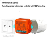 1 x RAW Customer Returns Roller shutter switch RF, remote control for electric roller shutters works in parallel with the original curtain switch, module compatible with Alexa and Google Home, SmartLife tuya app switch rf  - RRP €26.4