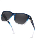 1 x Brand New LVIOE Polarized Sunglasses for Women, Classic Style, with UV400 Protection, Light Blue - RRP €51.6