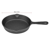 1 x RAW Customer Returns Restokki cast iron pan cast iron cast iron pan, vintage cast iron pan frying pan burnt non-stick black 16cm 20cm 16cm  - RRP €18.74