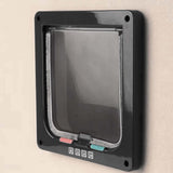 1 x RAW Customer Returns Moaobooh cat flap, 4-way locking pet door, cat dog flap with tunnel - RRP €24.99