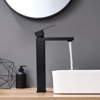 1 x RAW Customer Returns PHASAT Basin tap, single lever basin mixer, matt black colour PTMP05B - RRP €59.99