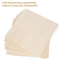 1 x RAW Customer Returns Dofiki 25pcs 3mm Plywood Basswood Sheet 300x300x3mm Craft Plywood for Laser Cutting Laser Engraving Wood Burning Construction Model, 3mm Bass Wood Sheet 1 8 x11.8 x 11.8  - RRP €52.99