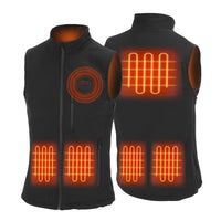 1 x RAW Customer Returns TOMSHOO Heated Vest for Men and Women, Heated Vest with 3 Levels Temperature, 2 Button Setting, Adjustable Side Dimensions, Electric Heat Vest for Outdoor, Skiing, Camping, Motorcycle, More - RRP €50.41