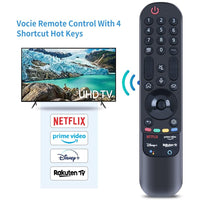 1 x RAW Customer Returns GOUYESHO AN-MR21GC MR21GC Replacement Remote Control for LG OLED TV Z1 G1 C1 B1 A1, NanoCell TV NANO75 NANO85 NANO90 NANO99, UHD TV UP75 UP76 UP77 - RRP €19.98