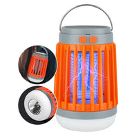 1 x RAW Customer Returns 3-in-1 Mosquito Killer Lamp - Mosquito Lamp Camping Insect Lamp - Eliminates Mosquitoes and Annoying Pests - Electric, LED Light, Solar Powered, Portable, Rechargeable, Waterproof - RRP €24.99