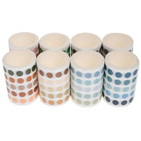 1 x Brand New Milisten 8Pcs Colorful Dots Washi Tape Round Stickers Decorative Washi Masking Tape Dot Stickers for DIY Decorative Scrapbooking Diary Planner Random Color  - RRP €16.29