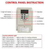 1 x RAW Customer Returns AT2-0750X Frequency Converter, Universal VFD Speed Controller, for 0.75kW Single Phase AC Motor, 16.5 x 11.5 x 10cm - RRP €135.96