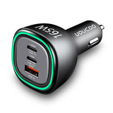 1 x RAW Customer Returns UOUCOO 165W Cigarette Lighter USB C Car Charger, PD3.1 140W PD3.0 100W PPS45W Car Charger USB C Car Charger Adapter Fast Charger for MacBook Pro Air, Type-C Tablet Laptop, Samsung, iPhone - RRP €39.99