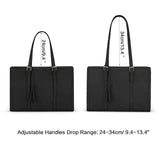 1 x RAW Customer Returns ECOSUSI Laptop Bag 15.6 Inch Briefcase Women Large Handbag Business Work Bag Office Bag Ladies Notebook Bag Shopper with 3 Compartments for Office School - RRP €62.99