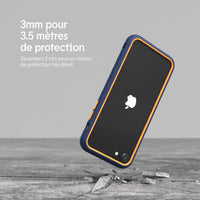 1 x RAW Customer Returns RhinoShield Bumper Case Compatible with iPhone 8 Plus 7 Plus CrashGuard NX - Shock-absorbing protective case in a slim design - 3.5 meter drop protection - Black - RRP €27.99