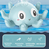 3 x Brand New Norhogo Baby Bath Toys Water Toys, Spray Induction Floating Bath Toy with Light, Pool Water Spray Toy for 3 Years and Older Baby Kids Toddlers Party Gift Octopus  - RRP €42.0