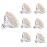 1 x RAW Customer Returns Vlio Pack of 6 MR16 GU5.3 LED Lamps Warm White 5W Replacement for 40W Halogen No Flickering 3000K 450 Lumen LED Bulb Lamp 120 Beam Angle Spot Not Dimmable AC DC 12V - RRP €18.14