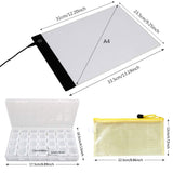 1 x RAW Customer Returns Diamond Painting Accessories Light Pad Board 5D Led Light Table Light Box Drawing Sketching DIY Diamond Painting Diamond Painting Tool Set Diamond Embroidery Sorting Box Set 22  - RRP €22.16