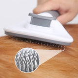 5 x Brand New Pet Cat Brush Dog Brush Short Hair Grooming Brush Undercoat Cat Brush Fine Hair Soft Brush Automatic Hair Removal Comb with One-Button Cleaning - RRP €65.65