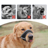 7 x Brand New Rakiuty Muzzle for Dogs with Head Strap Dog Muzzle Soft Padded No More Rubbing Dog Muzzle Adjustable Loop Dog Muzzle Anti Biting Muzzle for Large Dogs Gray - RRP €142.8