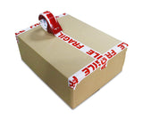 1 x RAW Customer Returns BOMEI PACK 6 rolls parcel tape fragile adhesive tape packing tape packaging tape cardboard tape 66mx48mm red fragile packaging material for parcels and cardboard packing tape with high adhesive strength - RRP €17.14