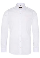 1 x RAW Customer Returns eterna long sleeve shirt Slim FIT poplin plain, white, W42 long sleeve - RRP €44.22