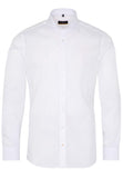 1 x RAW Customer Returns eterna long sleeve shirt Slim FIT poplin plain, white, W42 long sleeve - RRP €44.22