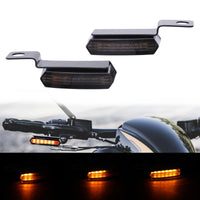 1 x RAW Customer Returns JMTBNO 2x Motorcycle LED Indicators, Sequential Flowing Mini Indicators for Motorcycle Handlebar Mount 8mm E Approved Universal for Street Bike Cruiser Chopper Cafe Racer Scooter E-scooter Quad ATV Trike - RRP €20.47