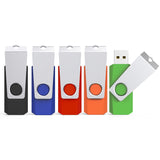 1 x RAW Customer Returns KEXIN USB Stick 128GB 5 Pack Memory Stick Rotate USB Sticks Metal Multi-Colored USB 2.0 Flash Drive Flash Drive with LED Light USB 64GB, Pack of 5, Colorful, Red, Green, Black, Blue, Orange  - RRP €36.99