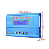 1 x RAW Customer Returns DEWIN Lipo Charger Balancer, B6 80W Digital LCD Balance Charger Discharger for Parallel Charging of Li-Po Li-Ion Li-Fe NiMH NiCd Pb Batteries EU Plug - RRP €40.99