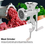 1 x RAW Customer Returns Manual Meat Grinder for Household, Manual Meat and Vegetable Grinder, Stainless Steel Heavy Duty Meat Grinder, Mincer, Machine Mi Manual Stuffer - RRP €21.6