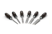 1 x RAW Customer Returns Narex chisel set in wooden box, 6 pieces - RRP €116.0