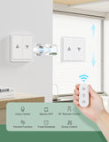 1 x RAW Customer Returns 2nd Gen. Smart Relay Module Switch with Percentage Function, Maxcio WiFi Flush-Mounted Roller Shutter Switch, Smart Home Voice Control via Alexa Google, Sunset Sunrise Function - RRP €46.58