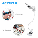 1 x RAW Customer Returns BECEMURU Flexible Twist Clamp Mount with 1 4 Screw Connection Dock Compatible with Philips Avent SCD843 26, SCD833 26, SCD630 26 Video Baby Monitor,Video Baby Monitor Camera Mount Holder Stand - RRP €20.99