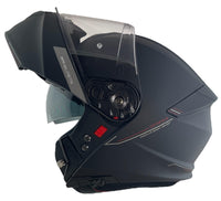 1 x RAW Customer Returns DOBLE XX MT Helmet Abatible Genesis Helmet Size L 59 60 Matt Black with 22.06 Approval - RRP €115.0