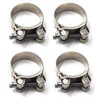 1 x RAW Customer Returns 36-39mm hose clamps stainless steel 304 pipe clamp 4 pieces  - RRP €13.9